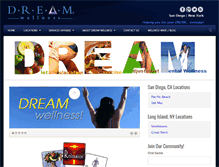 Tablet Screenshot of dreamwellness.com